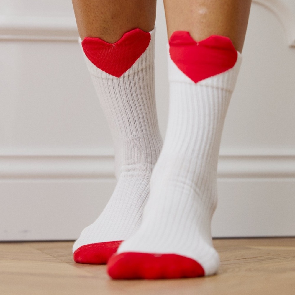 NWT Aerie Ribbed Cotton Crew Socks.